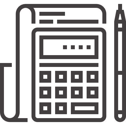 Calculator Maxim Flat Lineal icon