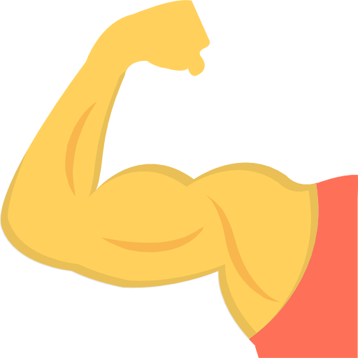 Muscle Flat Color Flat icon