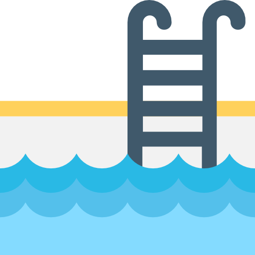 zwembad Flat Color Flat icoon