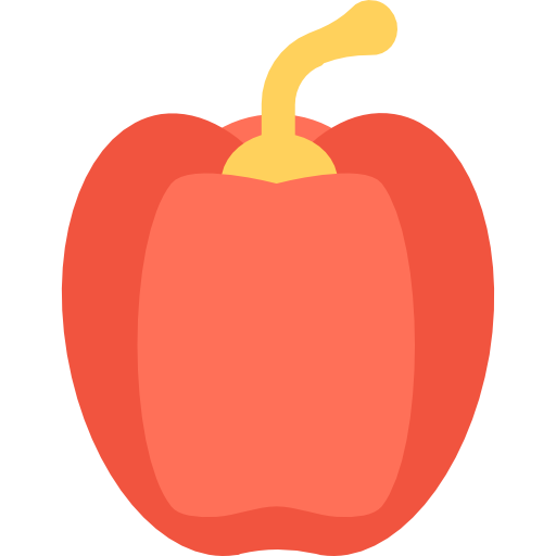 paprika Flat Color Flat icon