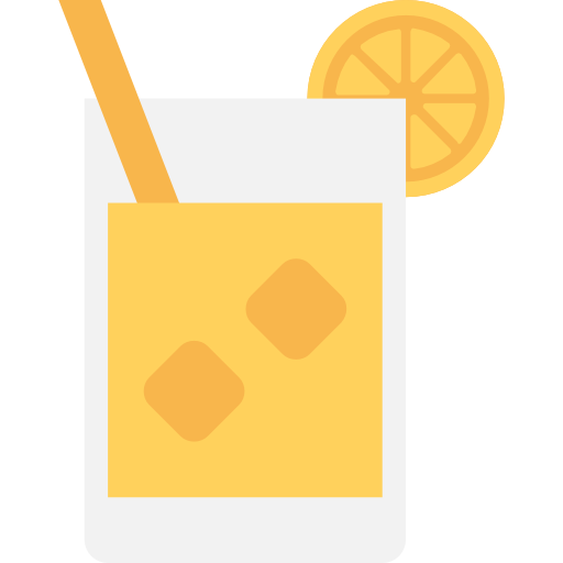 Lemonade Flat Color Flat icon