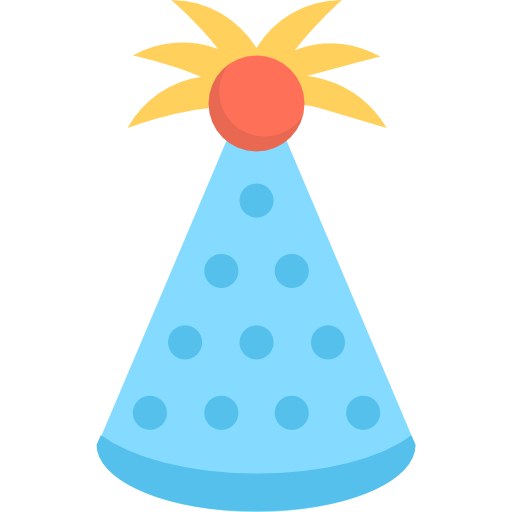 Party hat Flat Color Flat icon