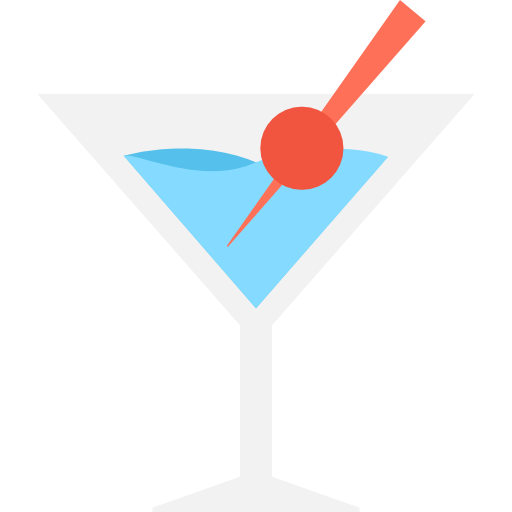 Cocktail Flat Color Flat icon