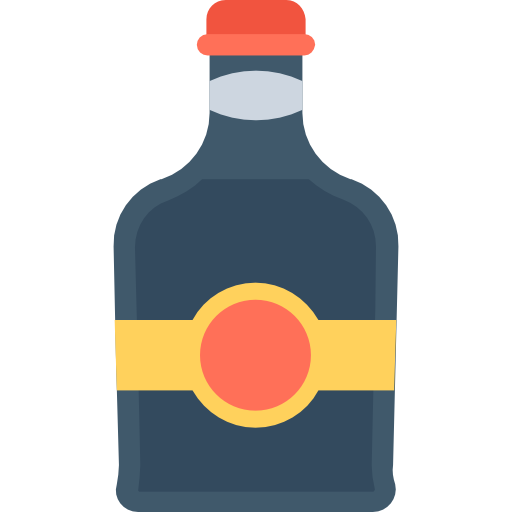 Whisky Flat Color Flat icon