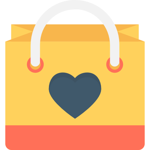 Shopping bag Flat Color Flat icon