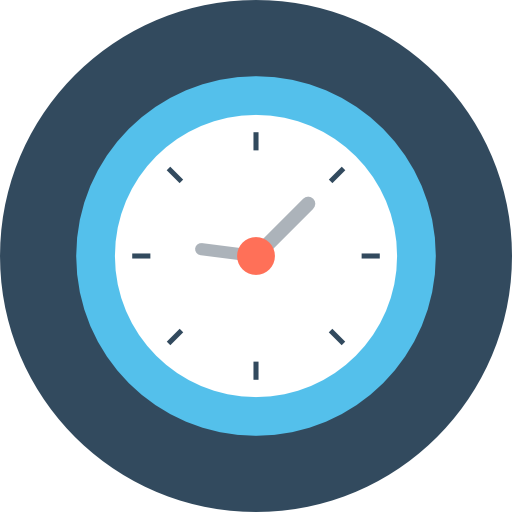 Speedometer Flat Color Circular icon