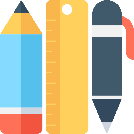 Pencil Flat Color Flat icon