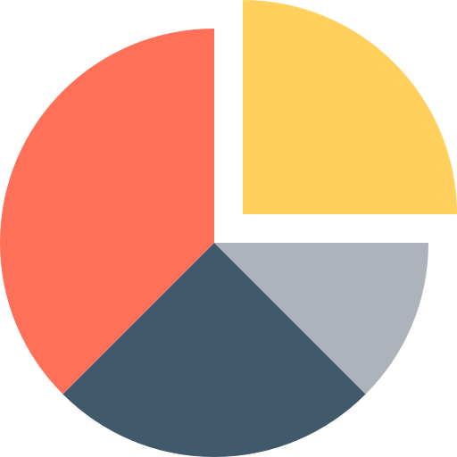 円グラフ Flat Color Flat icon