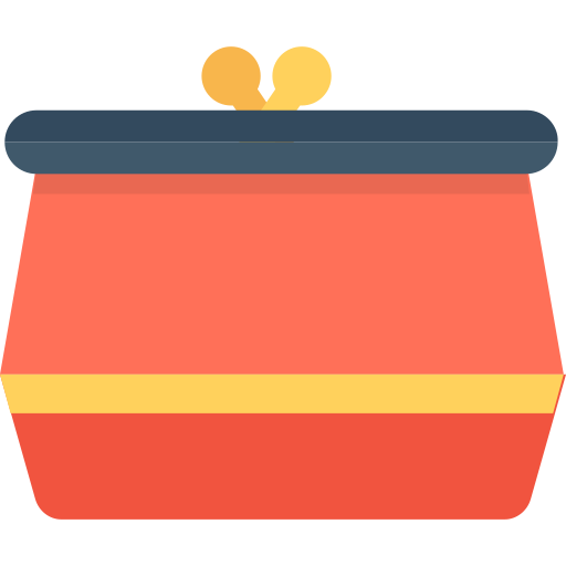 torebka Flat Color Flat ikona