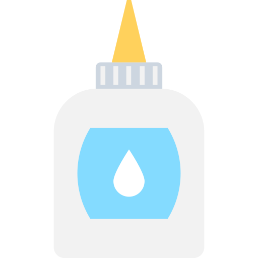 Glue Flat Color Flat icon