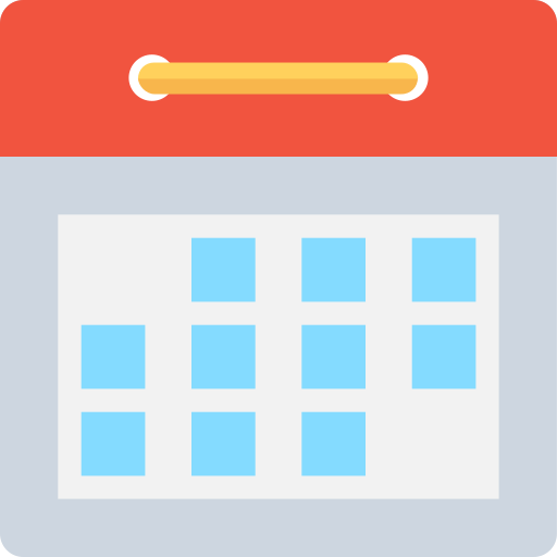 kalender Flat Color Flat icon