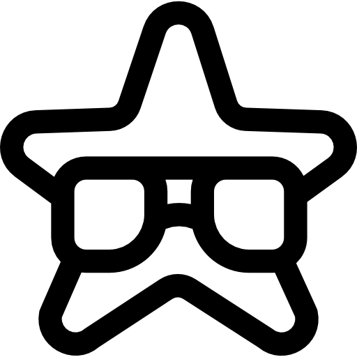 星 Basic Rounded Lineal icon