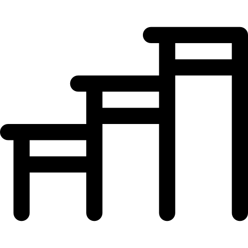 단계 Basic Rounded Lineal icon