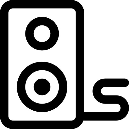 스피커 Basic Rounded Lineal icon
