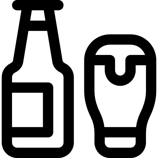 cerveja Basic Rounded Lineal Ícone