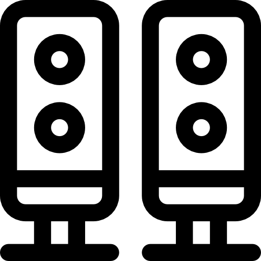 Speakers Basic Rounded Lineal icon