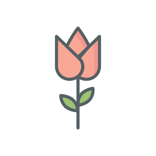 Роза Dinosoft Lineal Color иконка