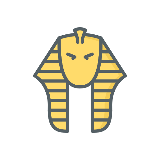 faraón Dinosoft Lineal Color icono