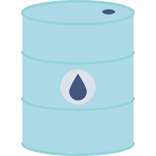 barril de petróleo Dinosoft Flat icono