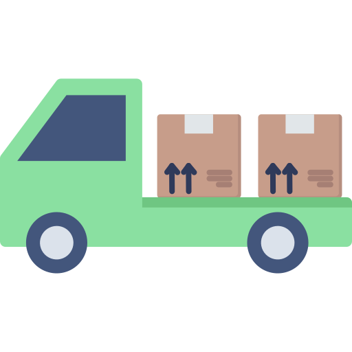 Cargo truck Dinosoft Flat icon
