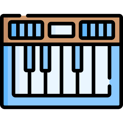 피아노 Special Lineal color icon