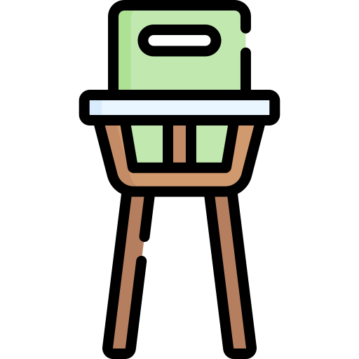 높은 의자 Special Lineal color icon