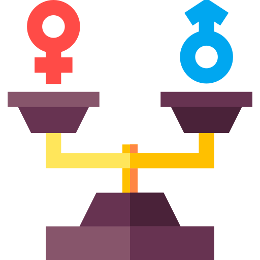 geschlechtergleichheit Basic Straight Flat icon