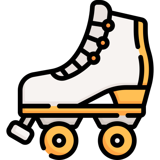 roller skates Special Lineal color icon