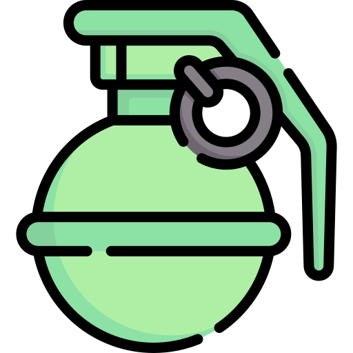 granada de mano Special Lineal color icono