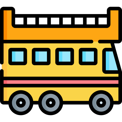 二階建てバス Special Lineal color icon