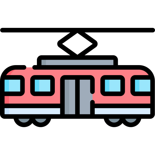 Tram Special Lineal color icon