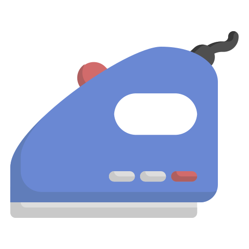strijkijzer Generic Flat icoon