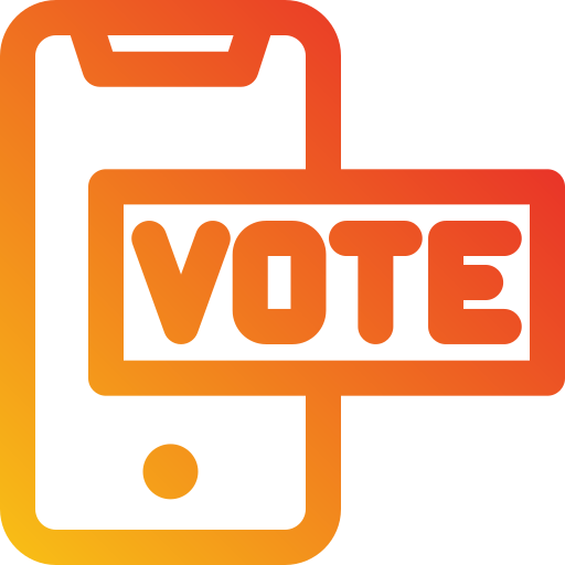 vote en ligne Generic Gradient Icône