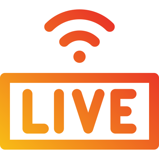 live-streaming Generic Gradient icon