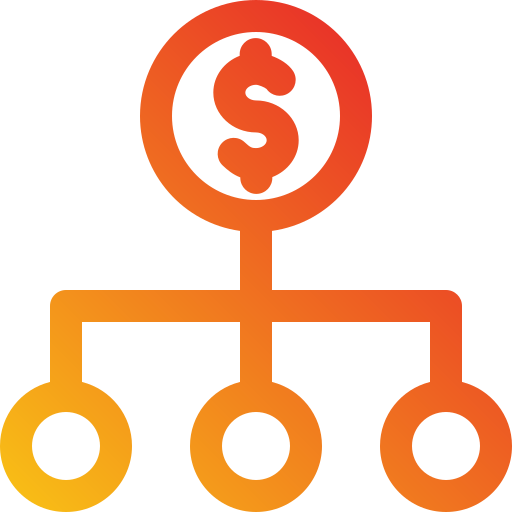 Cash flow Generic Gradient icon