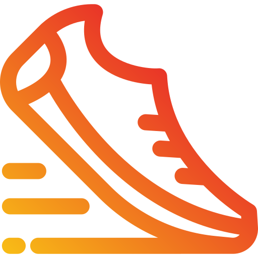 Running shoes Generic Gradient icon