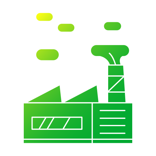 Eco factory Generic Flat Gradient icon