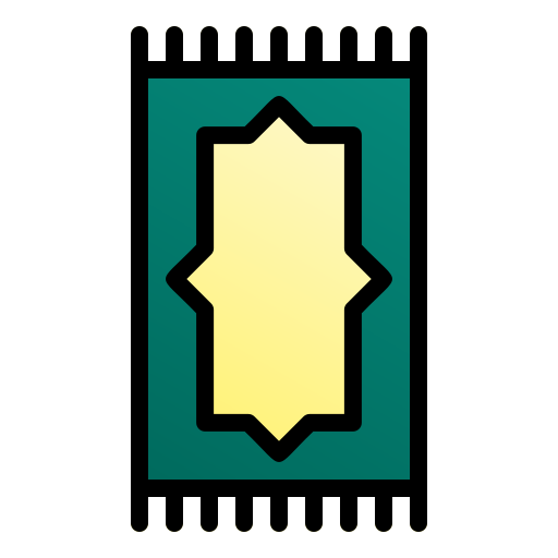 gebedsmat Generic Outline Color icoon