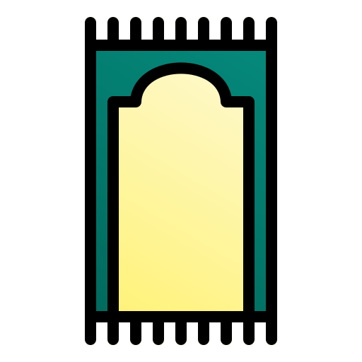 기도 매트 Generic Outline Color icon