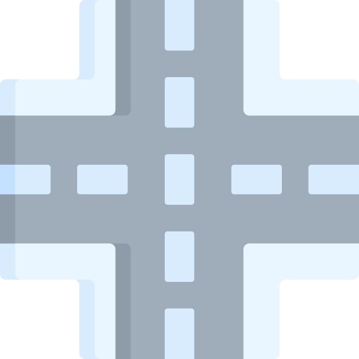 skrzyżowanie dróg Special Flat ikona