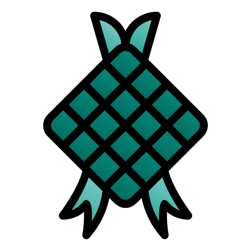 ketupat Generic Outline Color icon