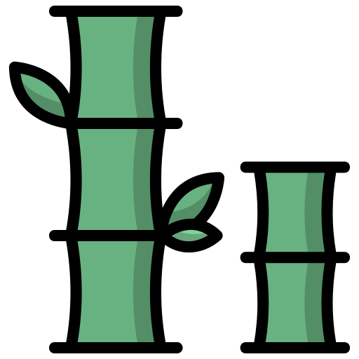 bambú Generic Outline Color icono