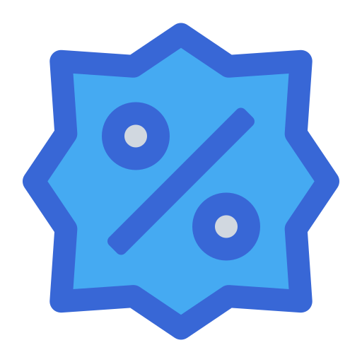 rabatt-tag Generic Blue icon