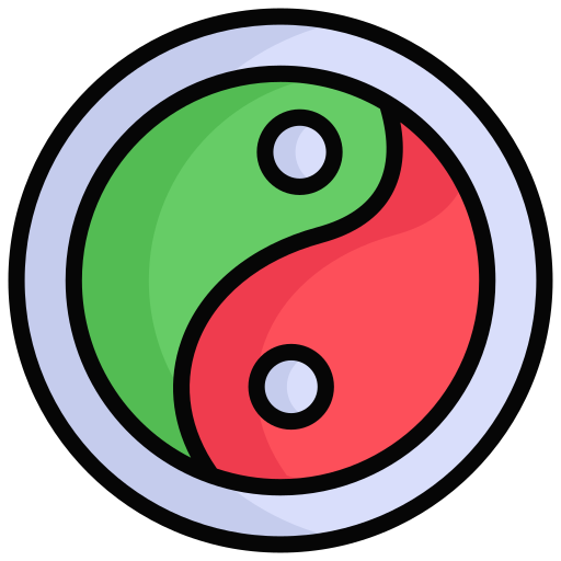 Peace symbol Generic Outline Color icon