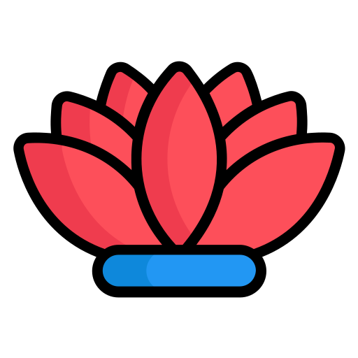 Flower Generic Outline Color icon