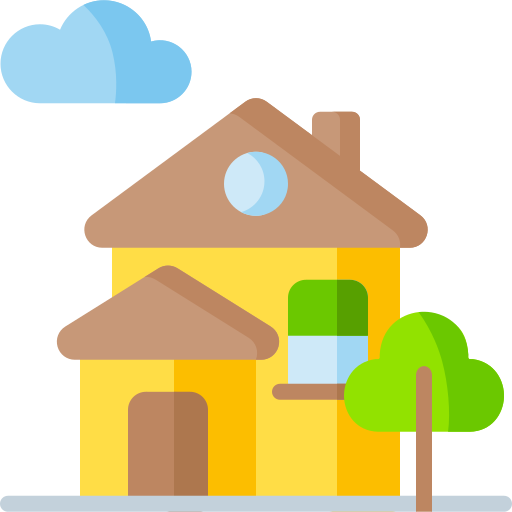 groen huis Generic Flat icoon