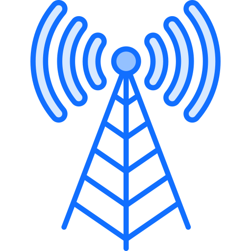 ラジオアンテナ Generic Blue icon