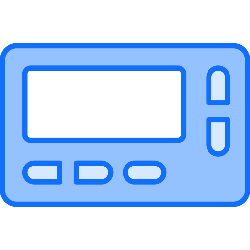 Pager Generic Blue icon