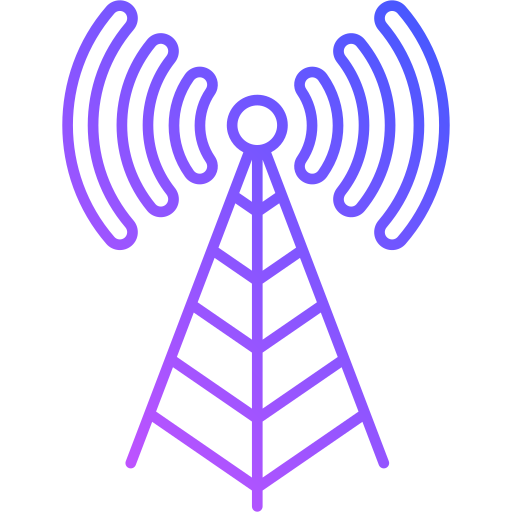 antena de rádio Generic Gradient Ícone