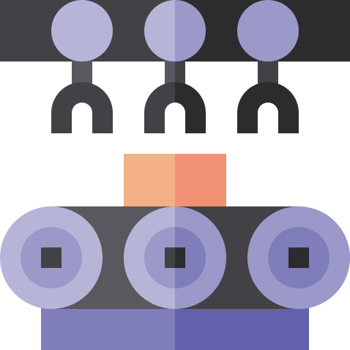 Automation Basic Straight Flat icon